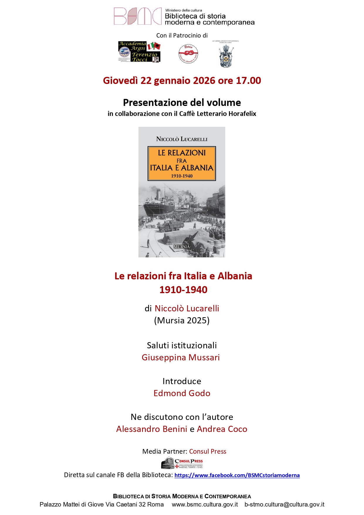 L&rsquo;Italia e l&rsquo;Albania del primo Novecento in un libro dello storico militare Lucarelli
